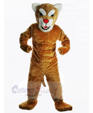 Red Nose Power Leopard Mascot Costume Animal