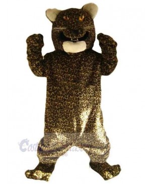 Golden Eyes Leopard Mascot Costume Animal