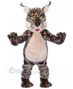 Long Eyelashes Leopard Mascot Costume Animal