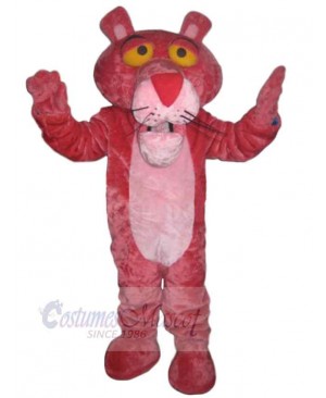 Amazing Pink Panther Mascot Costume Animal