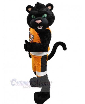 High School Black Panther Mascot Costume Animal