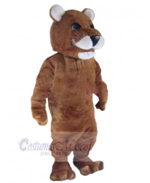 Cute Brown Panther Mascot Costume Animal
