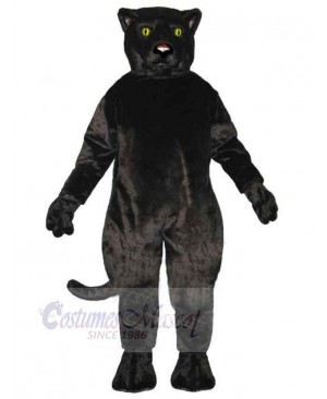 Fat Black Panther Mascot Costume Animal