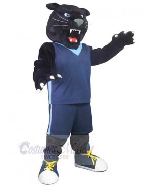 Sharp Teeth School Panther Mascot Costume Animal