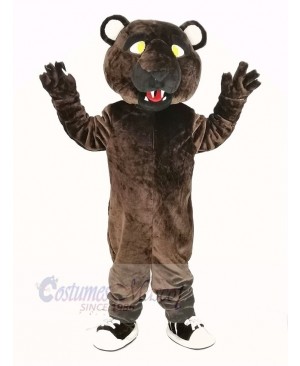 Dark Brown Panther Mascot Costume