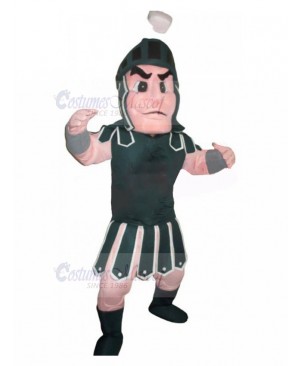 Dark Green Roman Soldier Mascot Costume People