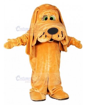 Funny Light Brown Shar Pei Dog Mascot Costume