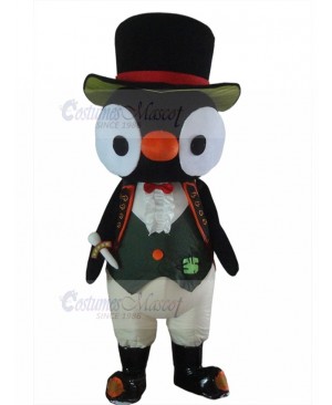 British Gentleman Penguin Mascot Costume People	