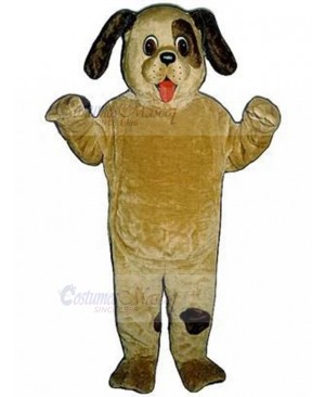 Happy Brown Puppy Dog Mascot Costume