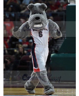 Gonzaga Bulldogs Grey Dog Mascot Costume Animal