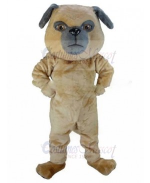 Resentful Pug Dog Mascot Costume Animal