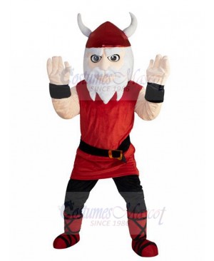 Adult Cosplay Vikings Mascot Costumes in Red People