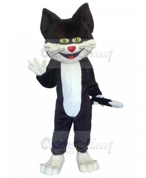 Black and White Sylvester Cat Mascot Costume Animal