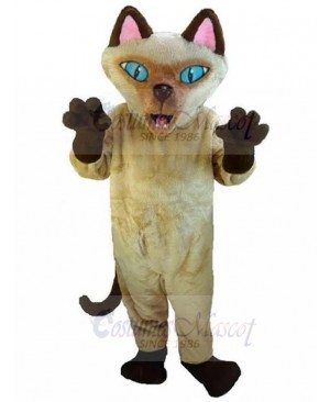 Well-made Siamese Cat Mascot Costume Animal