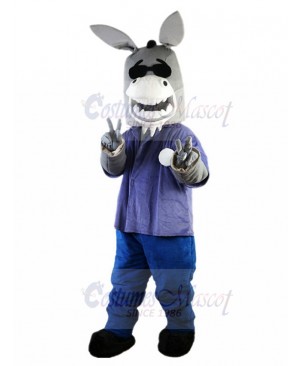 Nonsensical Donkey Mascot Costume with Sunglasses Animal