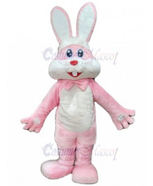 Pink Rabbit Easter Day Activity Mascot Costume Animal