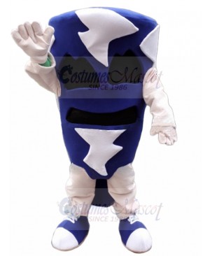 Hostile Blue Tempest Mascot Costume Tornado