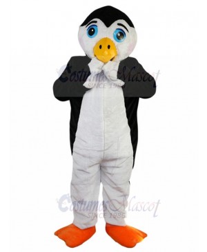 Mr.Penguin Mascot Costume with Blue Eyes Animal