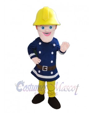 Fireman Sam Mascot Costume People