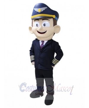 Airplane Pilot Sky Mascot Costume People