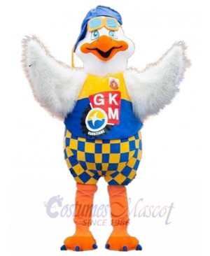 Pilot GKM Pigeon Bird Mascot Costume Animal	