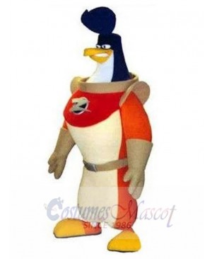 Fierce Astronaut Penguin Cosmonaut Mascot Costume Animal