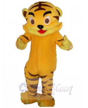 Yellow Baby Tiger Mascot Costume Animal