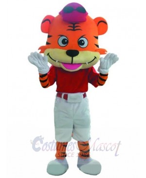 Cute Boy Tiger Mascot Costume Animal