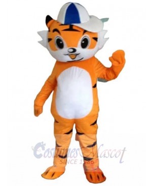 Happy Boy Tiger Mascot Costume Animal