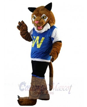 Kind Brown Tiger Mascot Costume Animal