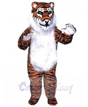 Tiger Mascot Costume Animal with Long Fur