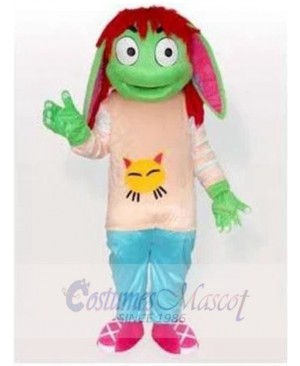 Green Goblin Leprechaun Mascot Costume Cartoon