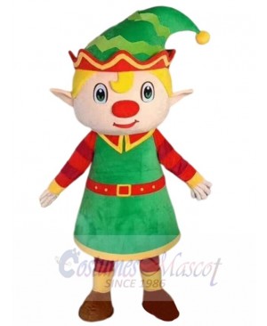 Elf Prince Boy Mascot Costume Cartoon