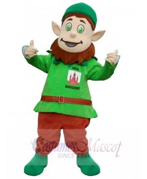 Leprechaun Mascot Costume Cartoon with Pointy Ears