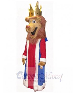 Wise King Lion Mascot Costume Animal