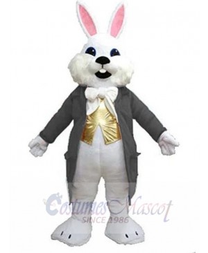 Gray Wendell Easter Bunny Mascot Costume Animal