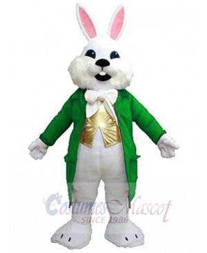 Green Wendell Easter Bunny Mascot Costume Animal