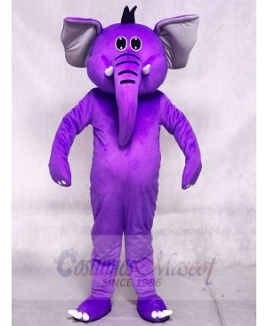 Purple Elephant Mascot Costumes Animal