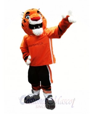 Cute Orange Tiger Mascot Costumes Animal 