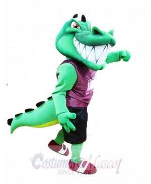 Cute Crocodile Mascot Costume Green Alligator Mascot Costumes