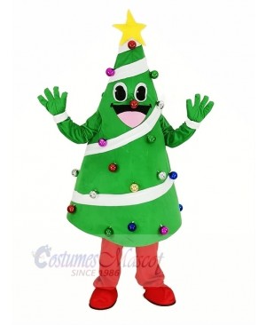 Christmas Xmas Tree Mascot Costume Cartoon