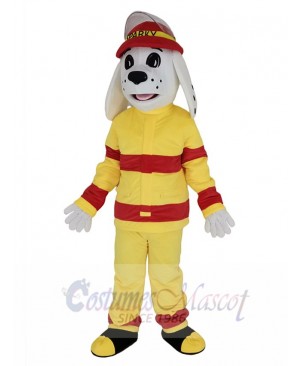 Sparky The Fire Dog Mascot Costume Animal with Red Hat