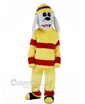 New Sparky the Fire Dog Mascot Costume Cartoon	