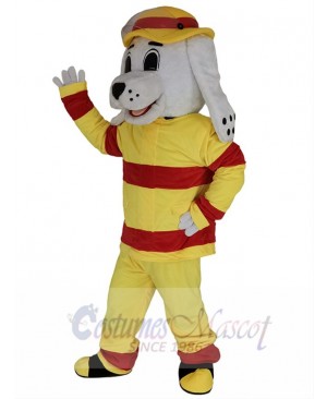 Cute Sparky the Fire Dog Mascot Costume Animal