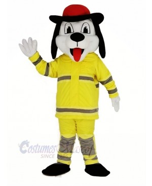 Sparky the Fire Dog Mascot Costume Cartoon