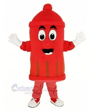 Red Public Utilities Fire Hydrant Mascot Costume