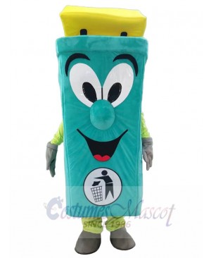 Green Environment Protection Waste Ash Bin Mascot Costume Cartoon