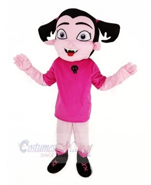 Vampire Girl Mascot Costumes Cartoon