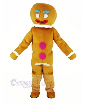 Gingerbread Man Mascot Costume Xmas Christmas