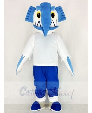 Realistic Swordfish Mascot Costume Cartoon